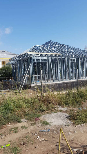 Montaj structura metalica pentru proiect de casa in Galati thumbnail