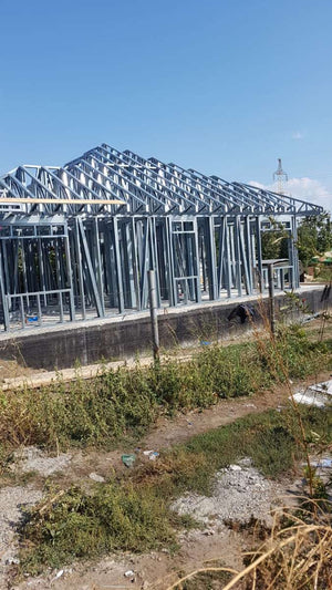 Montaj structura metalica pentru proiect de casa in Galati thumbnail