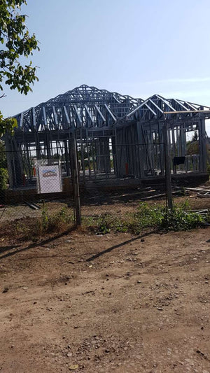 Montaj structura metalica pentru proiect de casa in Galati thumbnail