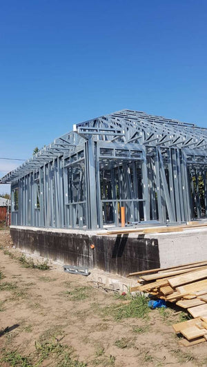 Montaj structura metalica pentru proiect de casa in Galati thumbnail