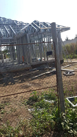Montaj structura metalica pentru proiect de casa in Galati thumbnail