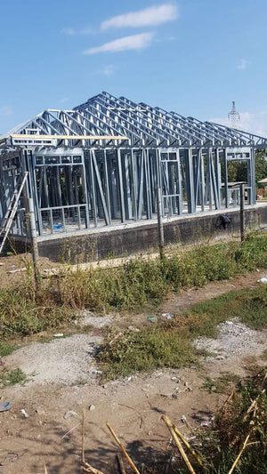 Montaj structura metalica pentru proiect de casa in Galati thumbnail