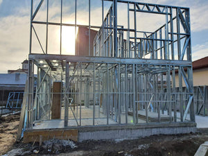 Montaj schelet casa structura metalica casa P+1E echipare Gold thumbnail