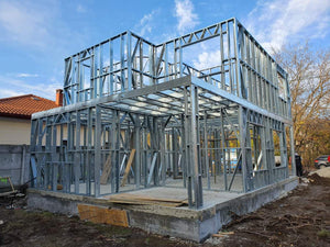 Montaj schelet casa structura metalica casa P+1E echipare Gold thumbnail