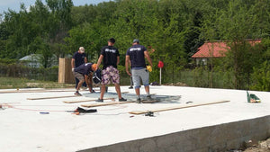 Montaj structura metalica pentru proiect de casa fireproof Saftica thumbnail