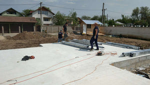 Montaj structura metalica pentru proiect de casa fireproof Saftica thumbnail