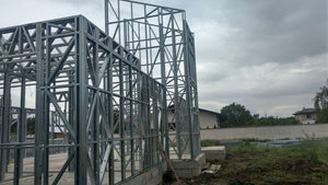 Montaj structura metalica pentru proiect de casa fireproof Saftica thumbnail