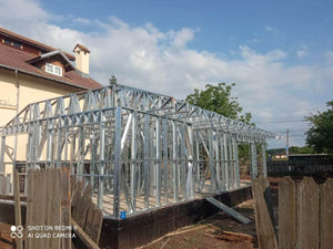 Montaj structura metalica acoperis casa doar parter in Ilfov thumbnail