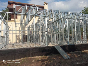 Montaj structura metalica acoperis casa doar parter in Ilfov thumbnail