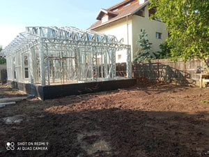 Montaj structura metalica acoperis casa doar parter in Ilfov thumbnail