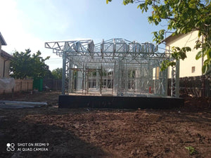 Montaj structura metalica acoperis casa doar parter in Ilfov thumbnail