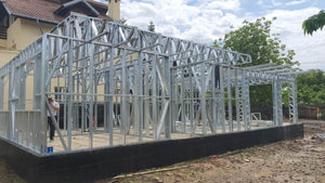 Montaj structura metalica acoperis casa doar parter in Ilfov thumbnail
