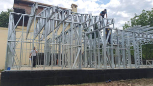 Montaj structura metalica acoperis casa doar parter in Ilfov thumbnail