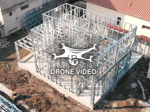 Filmare cu drona montaj structura metalica casa 198 mp thumbnail