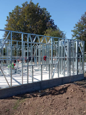 Montaj structura metalica casa parter 84 mp in Sinesti thumbnail