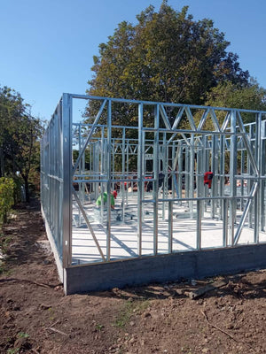 Montaj structura metalica casa parter 84 mp in Sinesti thumbnail