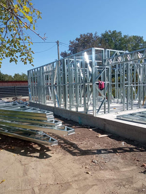 Montaj structura metalica casa parter 84 mp in Sinesti thumbnail