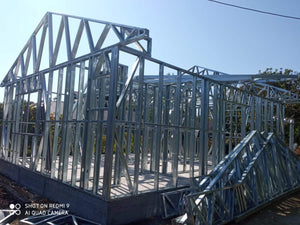 Montaj structura metalica casa parter 84 mp in Sinesti thumbnail