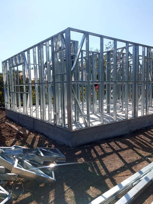 Montaj structura metalica casa parter 84 mp in Sinesti thumbnail