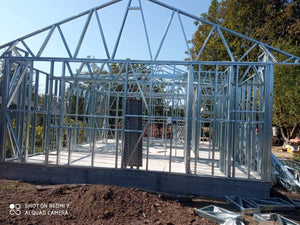 Montaj structura metalica casa parter 84 mp in Sinesti thumbnail