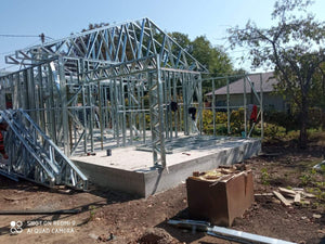 Montaj structura metalica casa parter 84 mp in Sinesti thumbnail