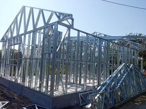 Montaj structura metalica casa parter 84 mp in Sinesti thumbnail