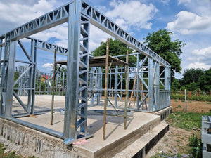 Montaj structura metalica casa parter model 130-093 in Snagov thumbnail