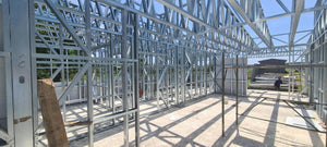 Montaj structura metalica casa parter model 130-093 in Snagov thumbnail