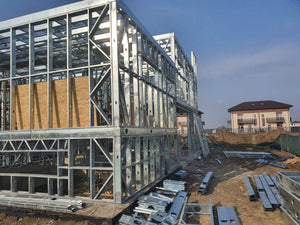 Montaj structura metalica demisol si parter casa cu 2 etaje thumbnail