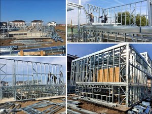 Montaj structura metalica demisol si parter casa cu 2 etaje thumbnail