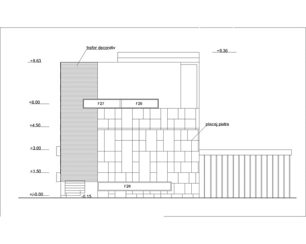Montaj structura metalica a etajelor pentru vila stil mediteranean