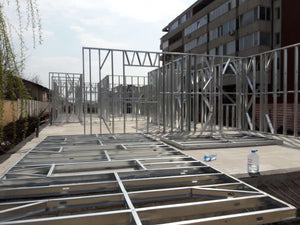 Montaj structura metalica parter proiect de hala 480 mp thumbnail