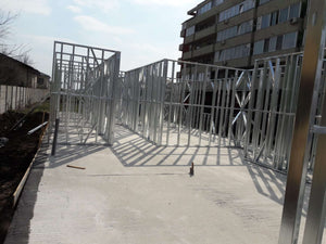 Montaj structura metalica parter proiect de hala 480 mp thumbnail