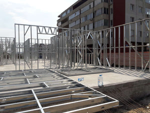 Montaj structura metalica parter proiect de hala 480 mp thumbnail