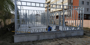 Montaj structura metalica parter proiect de hala 480 mp thumbnail