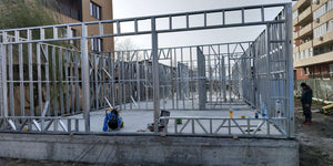 Montaj structura metalica parter proiect de hala 480 mp thumbnail