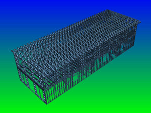 Montaj structura metalica parter proiect de hala 480 mp thumbnail