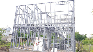 Montaj structura metalica pentru proiect de casa 120 mp thumbnail
