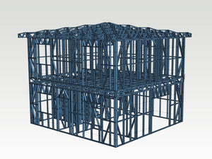 Montaj structura metalica pentru proiect de casa 120 mp thumbnail