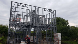 Montaj structura metalica pentru proiect de casa 120 mp thumbnail