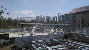 Montaj structura metalica usoara proiect casa 260mp thumbnail