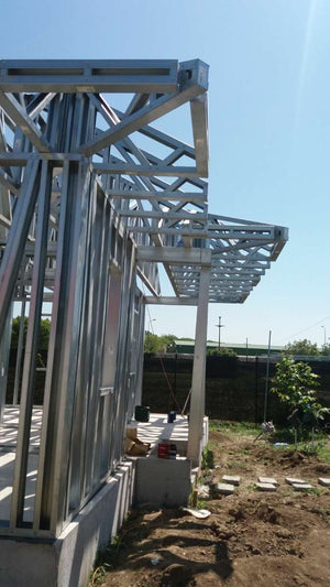Montaj casa pe structura metalica parter 96mp Magurele thumbnail