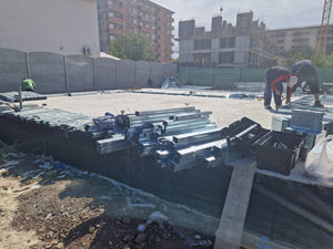 Montaj parter structura metalica usoara proiect de casa P+1E thumbnail