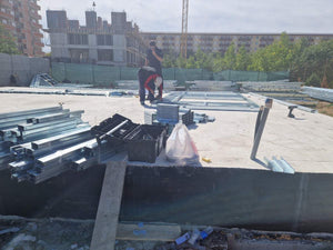 Montaj parter structura metalica usoara proiect de casa P+1E thumbnail
