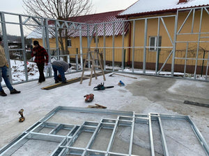 Montaj structura parter si scara interioara pentru casa cu etaj in Ilfov thumbnail