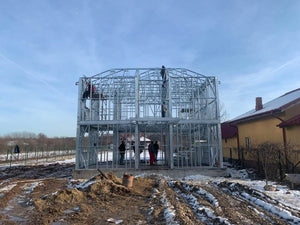 Montaj ferme acoperis pentru casa constructie metalica in Snagov thumbnail