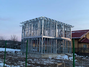 Montaj ferme acoperis pentru casa constructie metalica in Snagov thumbnail