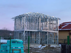 Montaj ferme acoperis pentru casa constructie metalica in Snagov thumbnail