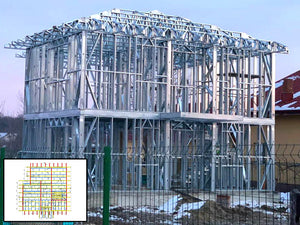 Montaj ferme acoperis pentru casa constructie metalica in Snagov thumbnail
