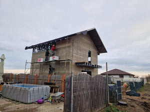 Placare exterioara casa pe structura metalica cu fibrociment thumbnail